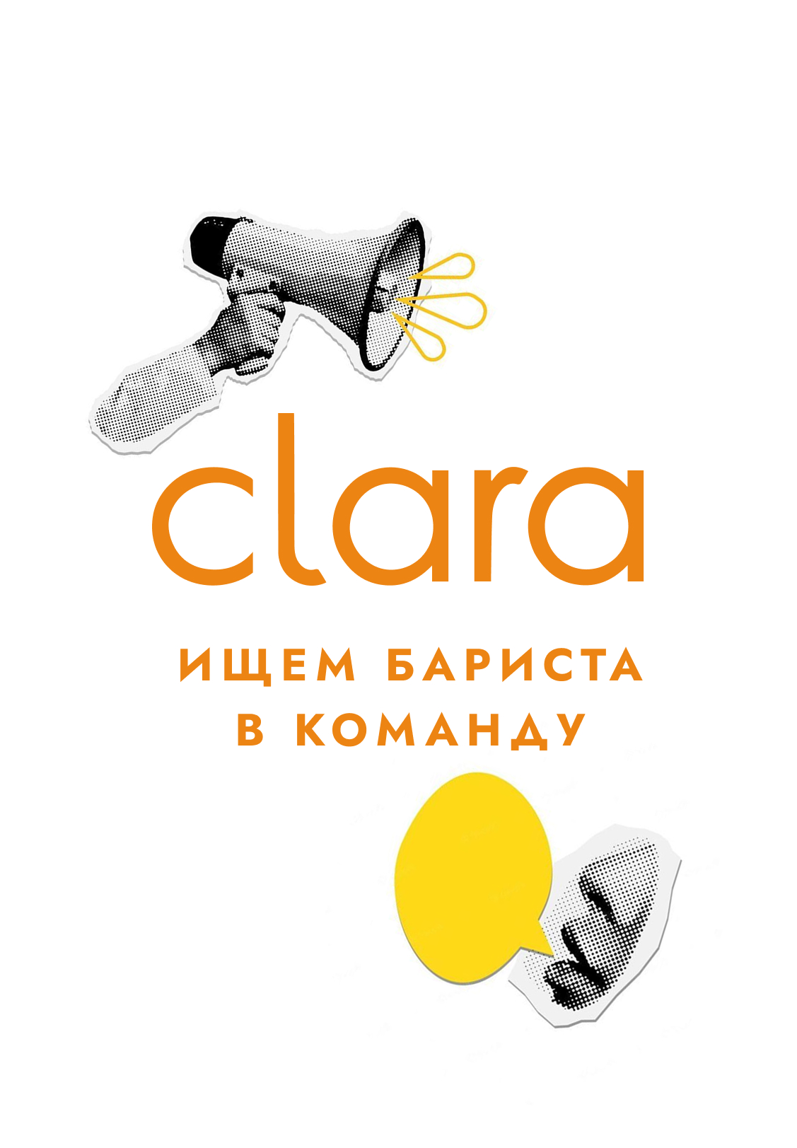 Москва<br/>кофейня CLARA<br/>350 руб/ч