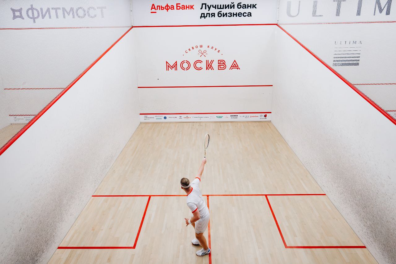 Москва, ул. Шарикоподшипниковская 13ст46<br/>CHECK::POINT, Сквош-клуб Москва<br/>350 руб/ч
